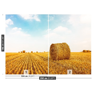 Wallpaper Straw bales