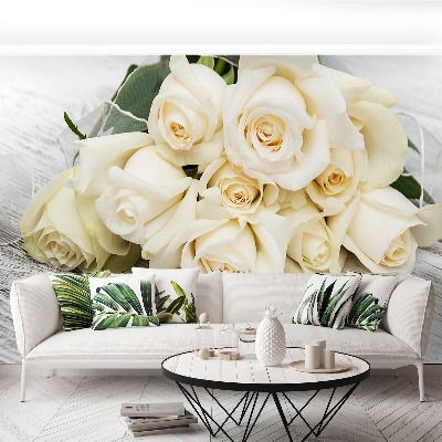 Wallpaper White roses