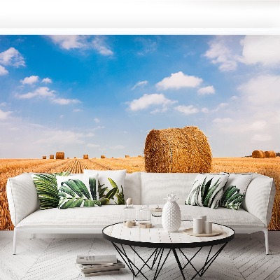 Wallpaper Straw bales