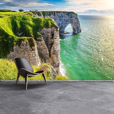 Wallpaper Normandy cliffs