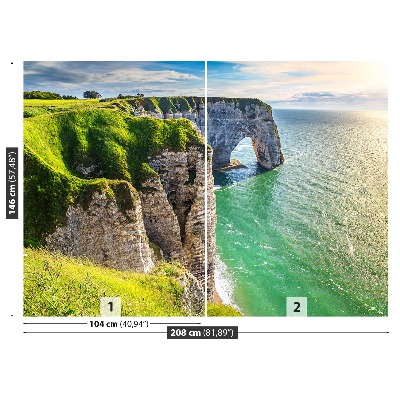 Wallpaper Normandy cliffs