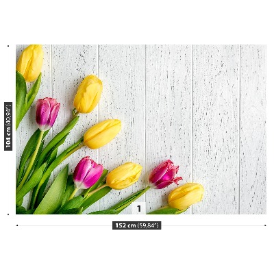 Wallpaper Yellow tulips