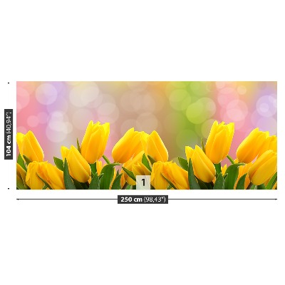 Wallpaper Yellow tulips