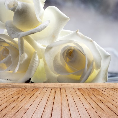 Wallpaper White roses