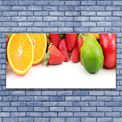 Acrylic Print Fruit kitchen orange red green