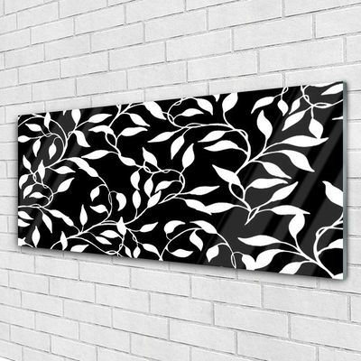 Acrylic Print Abstract art black white