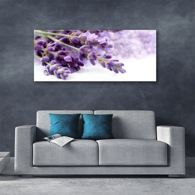 Acrylic Print Flowers floral purple