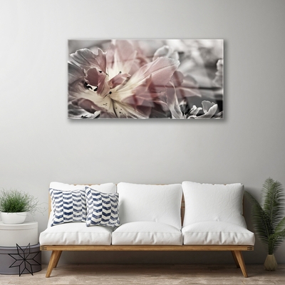 Acrylic Print Abstract art grey