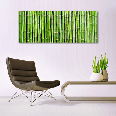 Acrylic Print Bamboo floral green