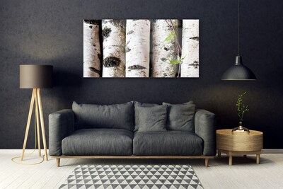 Acrylic Print Trees nature white black