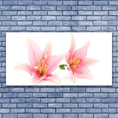 Acrylic Print Flowers floral pink