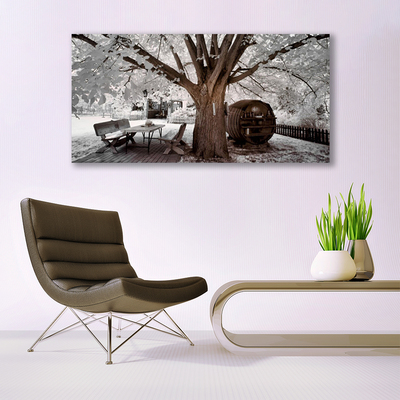 Acrylic Print Tree nature brown