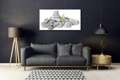 Acrylic Print Stones art grey