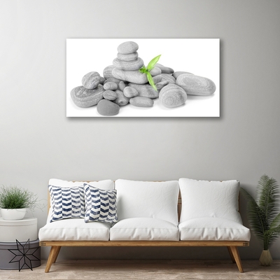 Acrylic Print Stones art grey