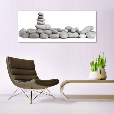 Acrylic Print Stones art grey