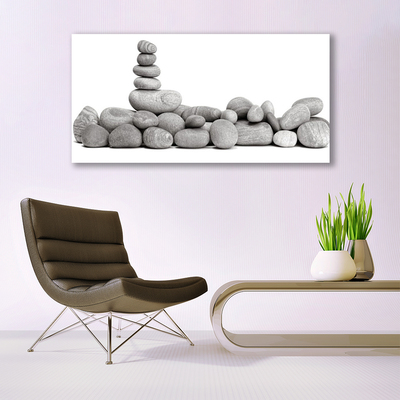 Acrylic Print Stones art grey