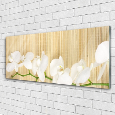 Acrylic Print Flowers floral white