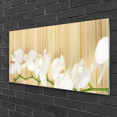 Acrylic Print Flowers floral white