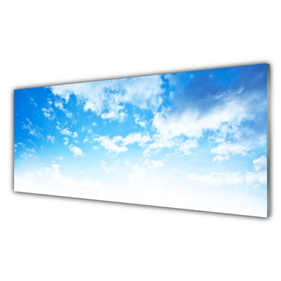 Acrylic Print Sky landscape blue white