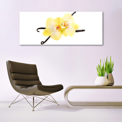Plexiglas® Wall Art Flowers floral white yellow brown