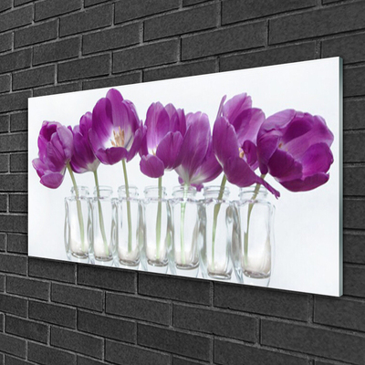 Plexiglas® Wall Art Flowers floral pink