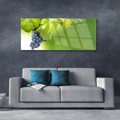 Plexiglas® Wall Art Grapes kitchen purple