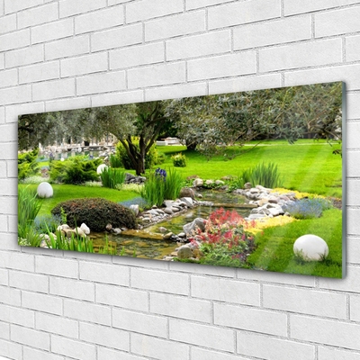 Plexiglas® Wall Art Garden nature green brown