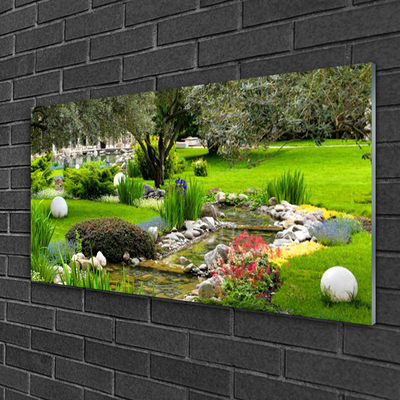 Plexiglas® Wall Art Garden nature green brown