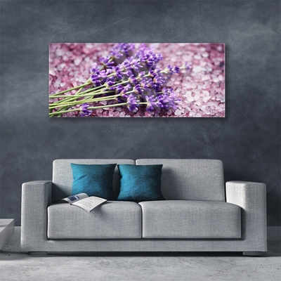 Plexiglas® Wall Art Flowers floral purple