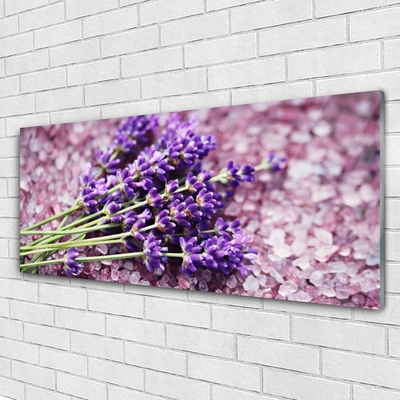 Plexiglas® Wall Art Flowers floral purple