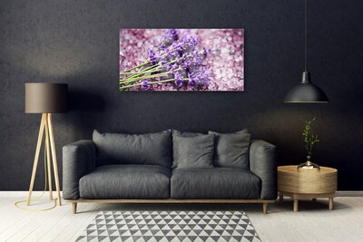 Plexiglas® Wall Art Flowers floral purple