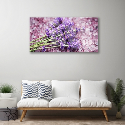 Plexiglas® Wall Art Flowers floral purple