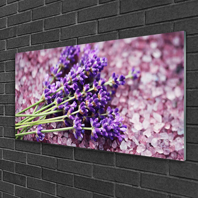 Plexiglas® Wall Art Flowers floral purple