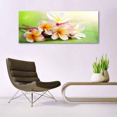 Plexiglas® Wall Art Flowers floral red white yellow