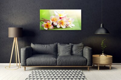 Plexiglas® Wall Art Flowers floral red white yellow