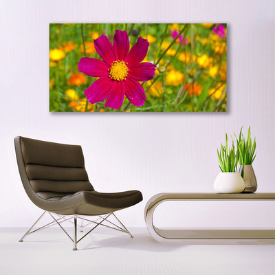 Plexiglas® Wall Art Flower floral yellow red