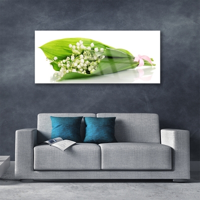 Plexiglas® Wall Art Flowers floral white green