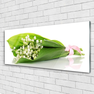 Plexiglas® Wall Art Flowers floral white green