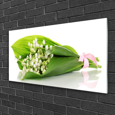 Plexiglas® Wall Art Flowers floral white green