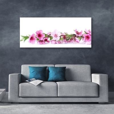 Plexiglas® Wall Art Flowers floral pink green