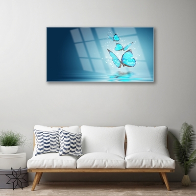 Plexiglas® Wall Art Butterflies art blue