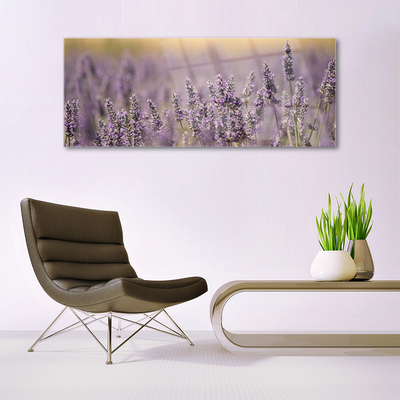 Plexiglas® Wall Art Flowers floral purple