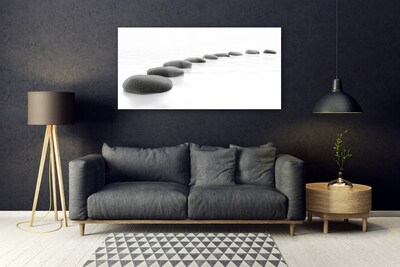 Plexiglas® Wall Art Stones art grey