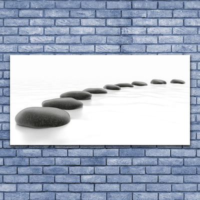 Plexiglas® Wall Art Stones art grey