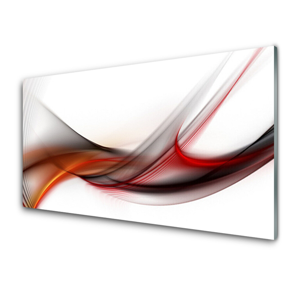 Plexiglas® Wall Art Abstract art yellow brown grey white