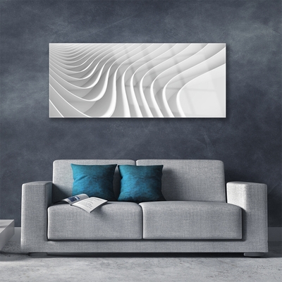 Plexiglas® Wall Art Abstract art white