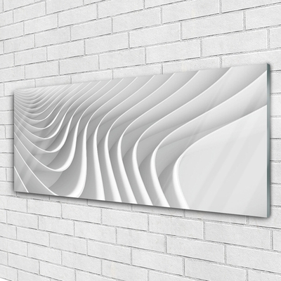 Plexiglas® Wall Art Abstract art white