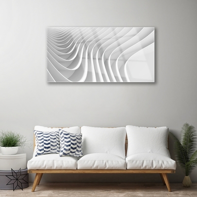 Plexiglas® Wall Art Abstract art white