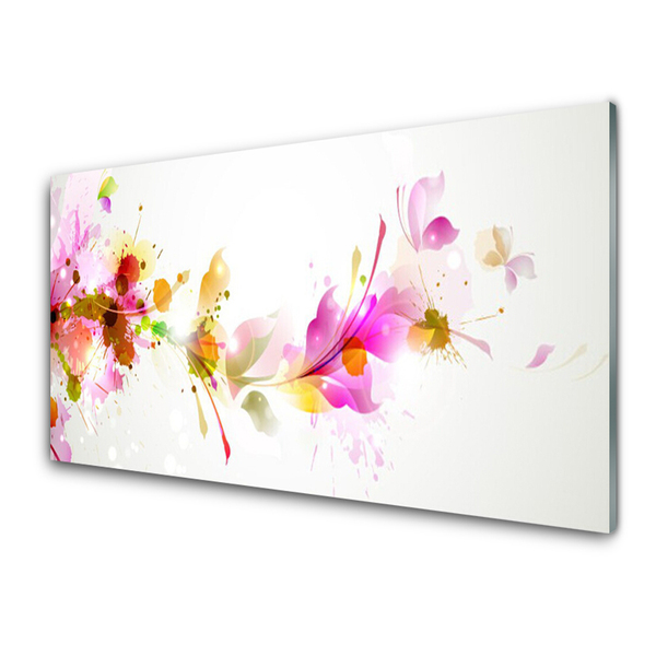 Plexiglas® Wall Art Abstract art pink green