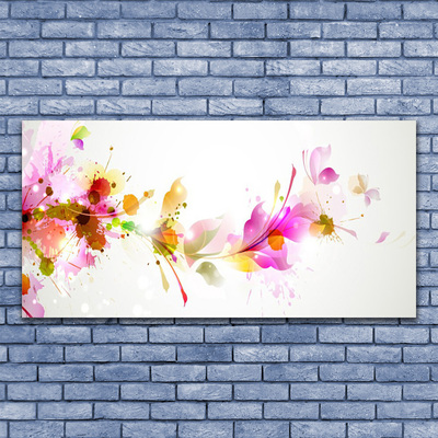 Plexiglas® Wall Art Abstract art pink green